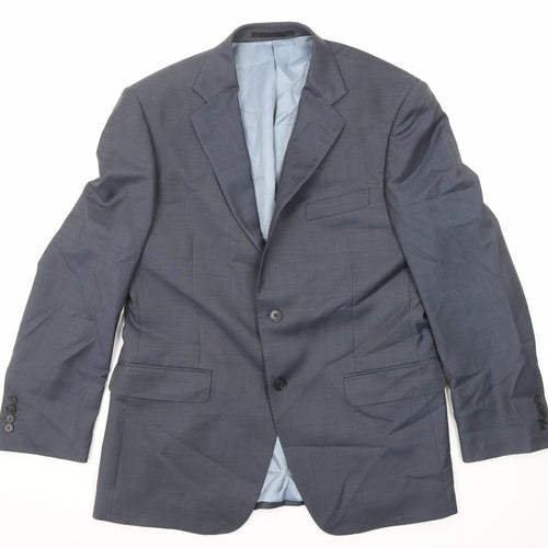 Marks and Spencer Mens Grey Wool Jacket Suit Jacket Size 40 Regular