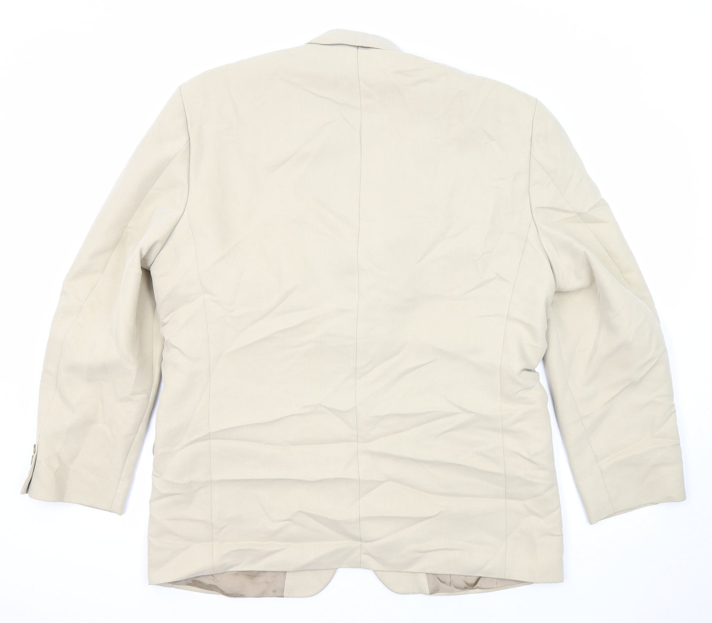 Marks and Spencer Mens Ivory Modal Jacket Suit Jacket Size 42 Regular