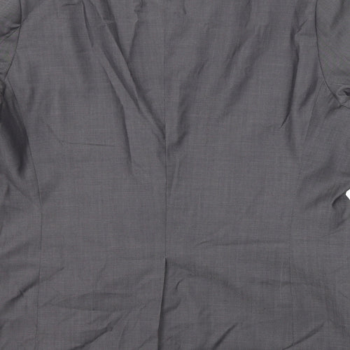 Marks and Spencer Mens Grey Polyester Jacket Suit Jacket Size 44 Regular