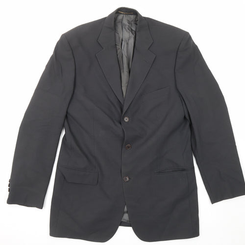 Marks and Spencer Mens Grey Wool Jacket Suit Jacket Size 40 Regular