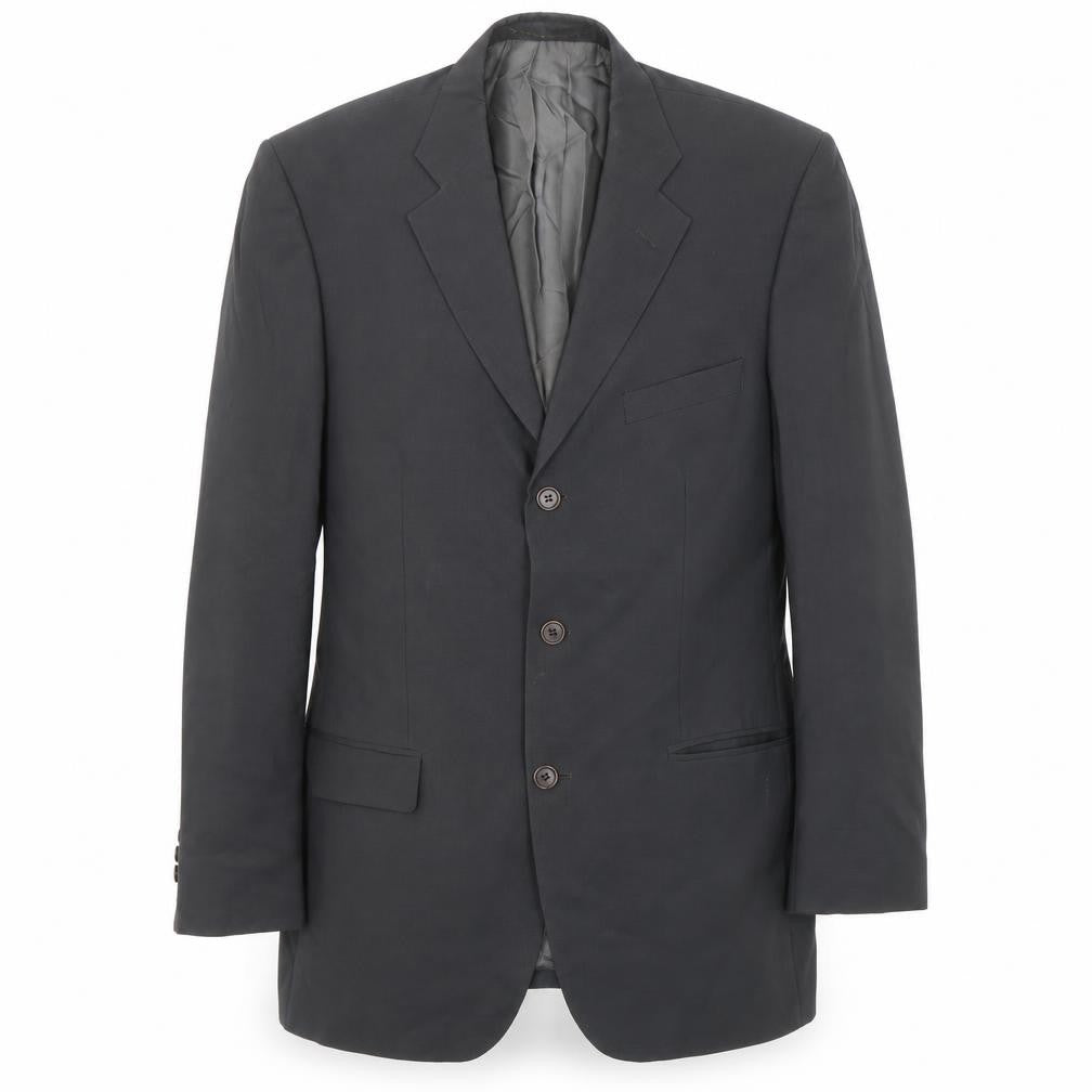 Front view of Marks & Spencer men’s grey wool jacket suit jacket, size 40, regular