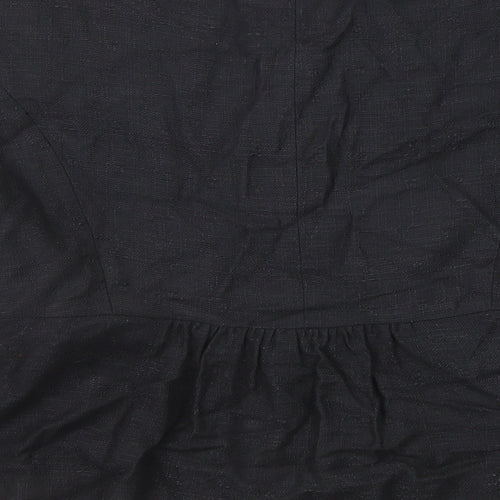 Principles Womens Black Jacket Size 14 Button