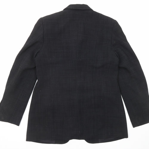 Claudia Strater Womens Black Polyester Jacket Suit Jacket Size 10