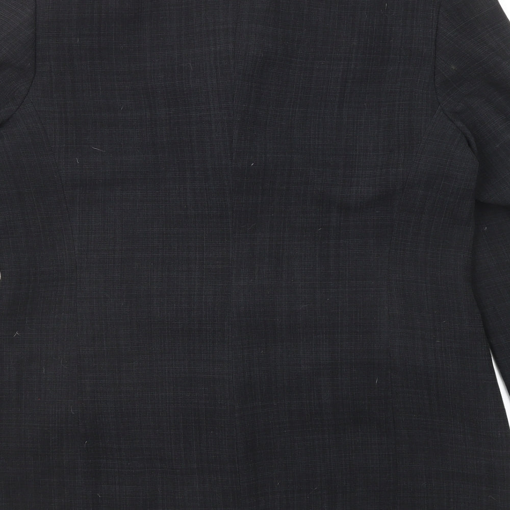 Claudia Strater Womens Black Polyester Jacket Suit Jacket Size 10