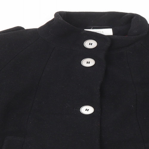 Marks and Spencer Womens Blue Jacket Size 14 Button