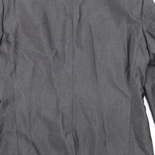 NEXT Mens Grey Polyester Jacket Suit Jacket Size 42 Regular