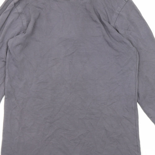 Polo Ralph Lauren Mens Grey Cotton Polo Size S Collared Button