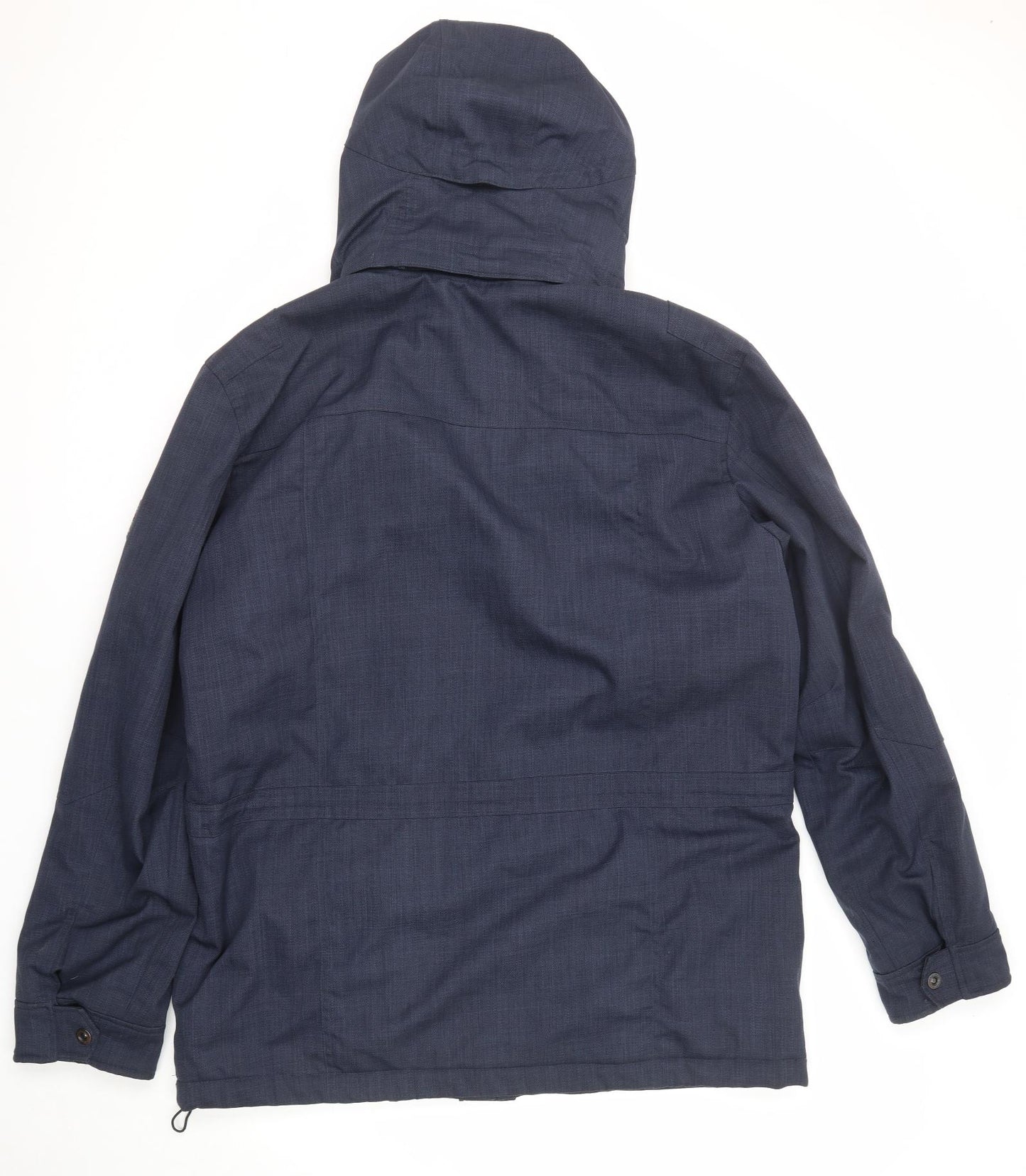 Exxtasy Mens Blue Windbreaker Jacket Size XL Zip