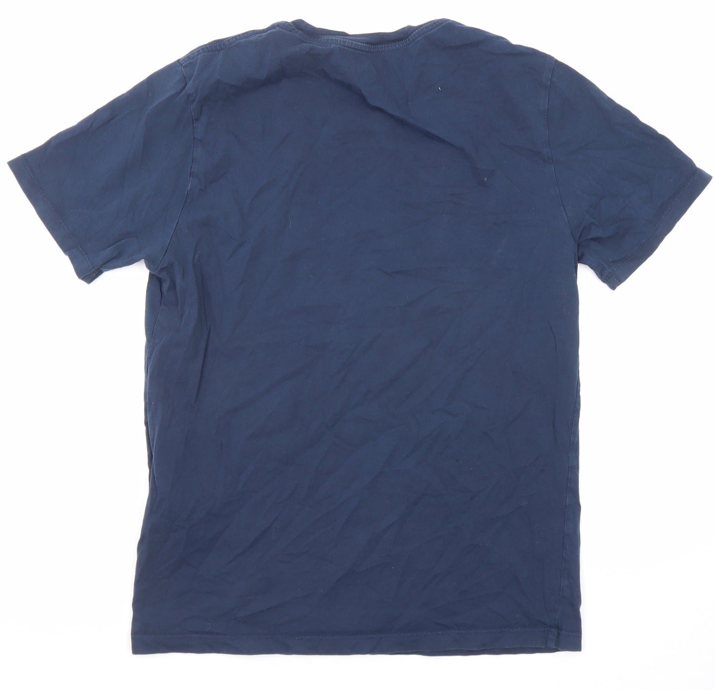 Levi's Mens Blue Cotton T-Shirt Size S Round Neck
