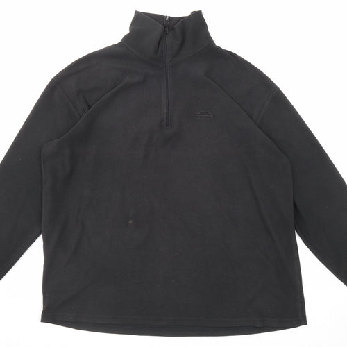 Trespass Mens Black Polyester Pullover Sweatshirt Size XL