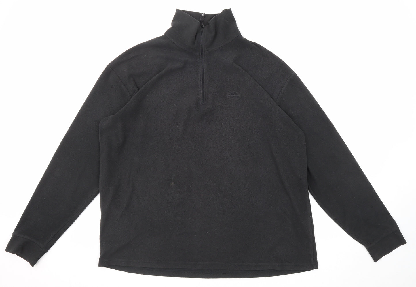 Trespass Mens Black Polyester Pullover Sweatshirt Size XL