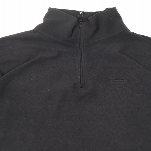 Trespass Mens Black Polyester Pullover Sweatshirt Size XL