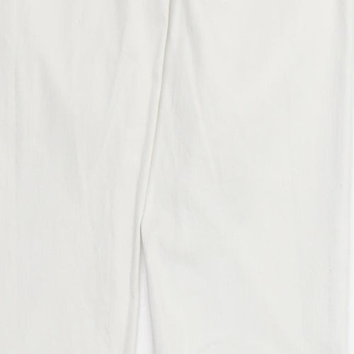 Denim & Co. Womens White Cotton Jegging Jeans Size 6 Regular