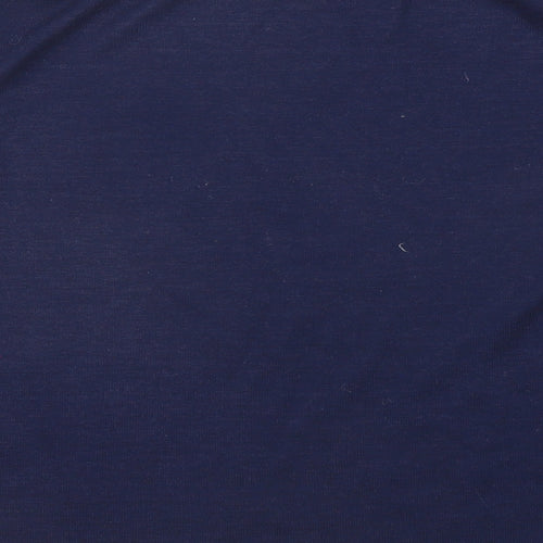 Springfield Womens Blue Round Neck Polyester Pullover Jumper Size M