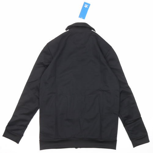 adidas Mens Black Jacket Size S Zip