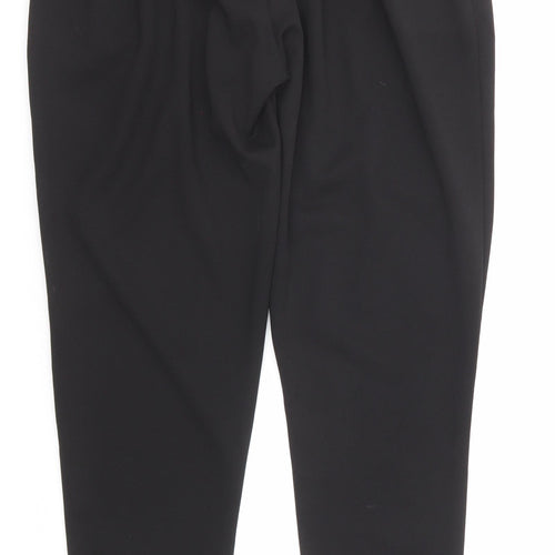Hailys Womens Black Polyester Trousers Size L Regular
