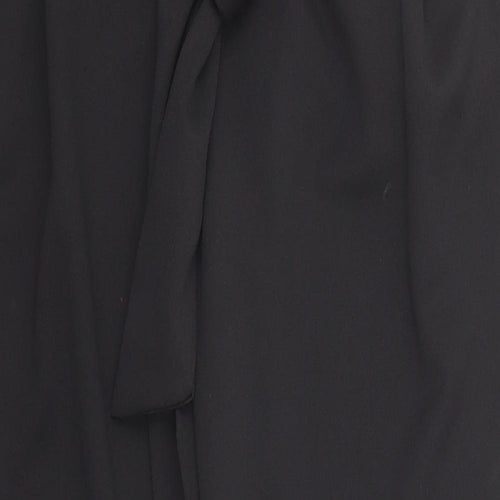 Hailys Womens Black Polyester Trousers Size L Regular