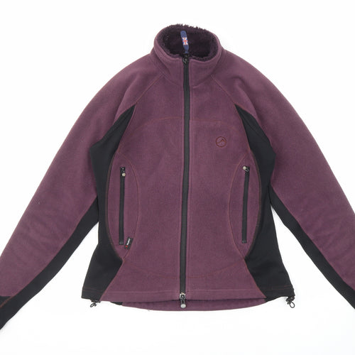 Montane Womens Purple Jacket Size 10 Zip