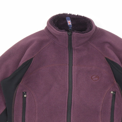 Montane Womens Purple Jacket Size 10 Zip