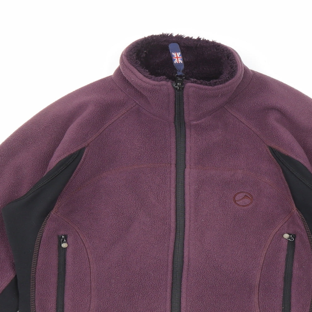 Montane Womens Purple Jacket Size 10 Zip