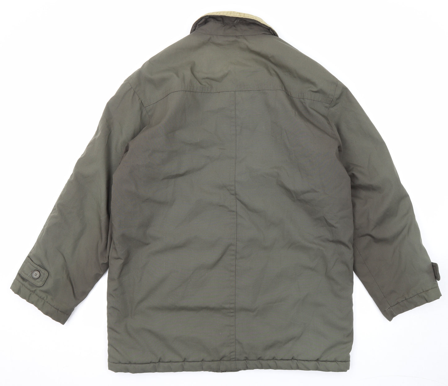 Greenwoods Mens Green Jacket Size S Zip