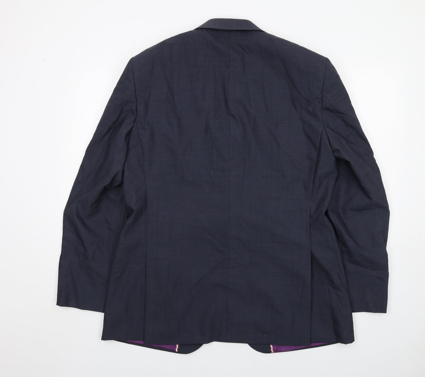 Howick Tailored Mens Blue Wool Jacket Suit Jacket Size 42 Regular