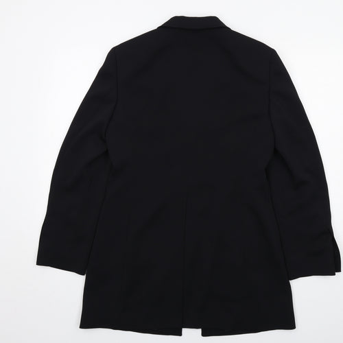 Betty Barclay Womens Black Jacket Blazer Size 10 Hook & Eye