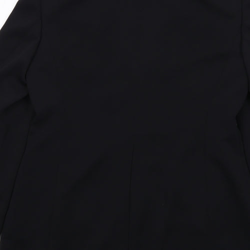 Betty Barclay Womens Black Jacket Blazer Size 10 Hook & Eye