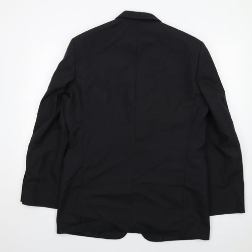 Scott & Taylor Mens Black Polyester Tuxedo Suit Jacket Size 42 Regular