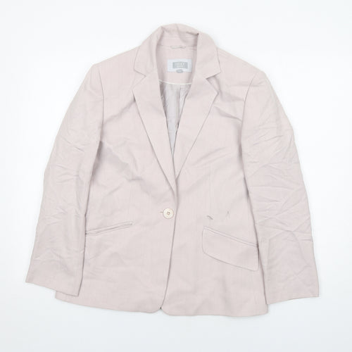 Next Level Womens Purple Viscose Jacket Suit Jacket Size 14