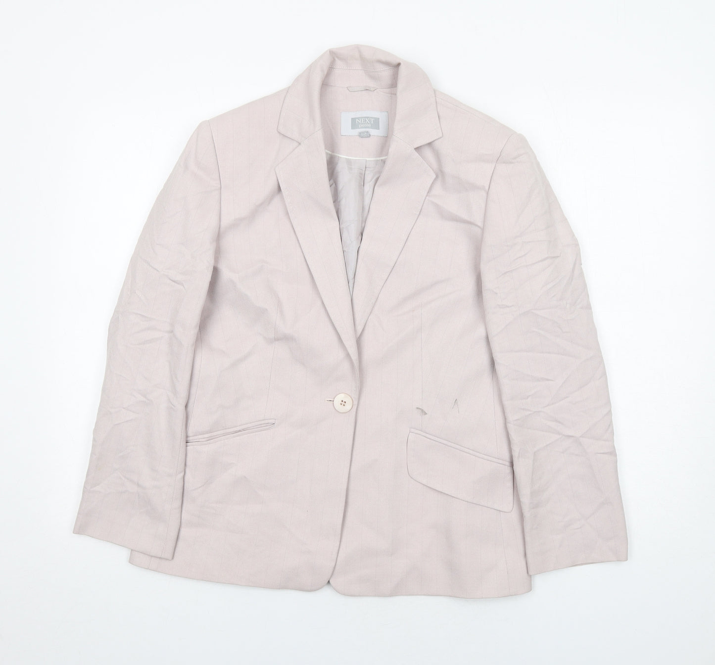 Next Level Womens Purple Viscose Jacket Suit Jacket Size 14
