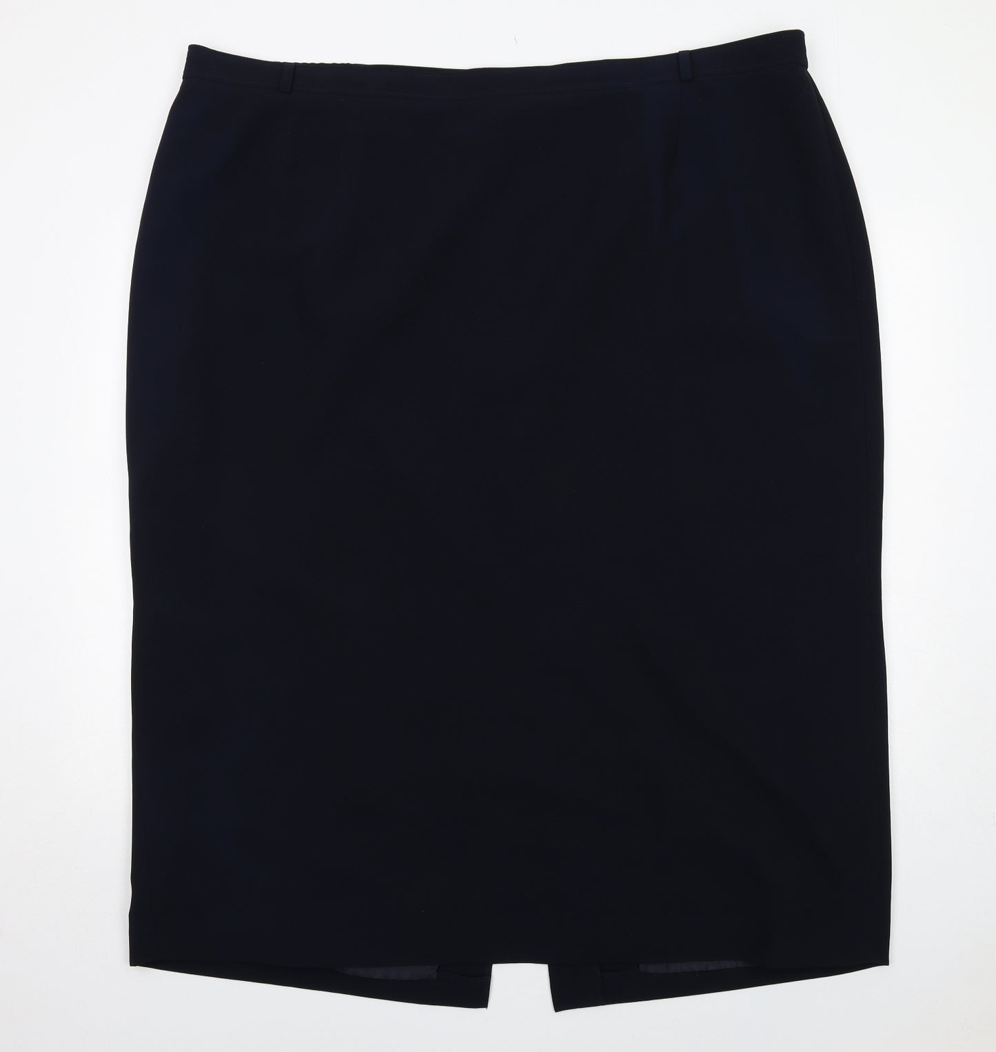 essence Womens Blue Polyester Bandage Skirt Size 30 Zip