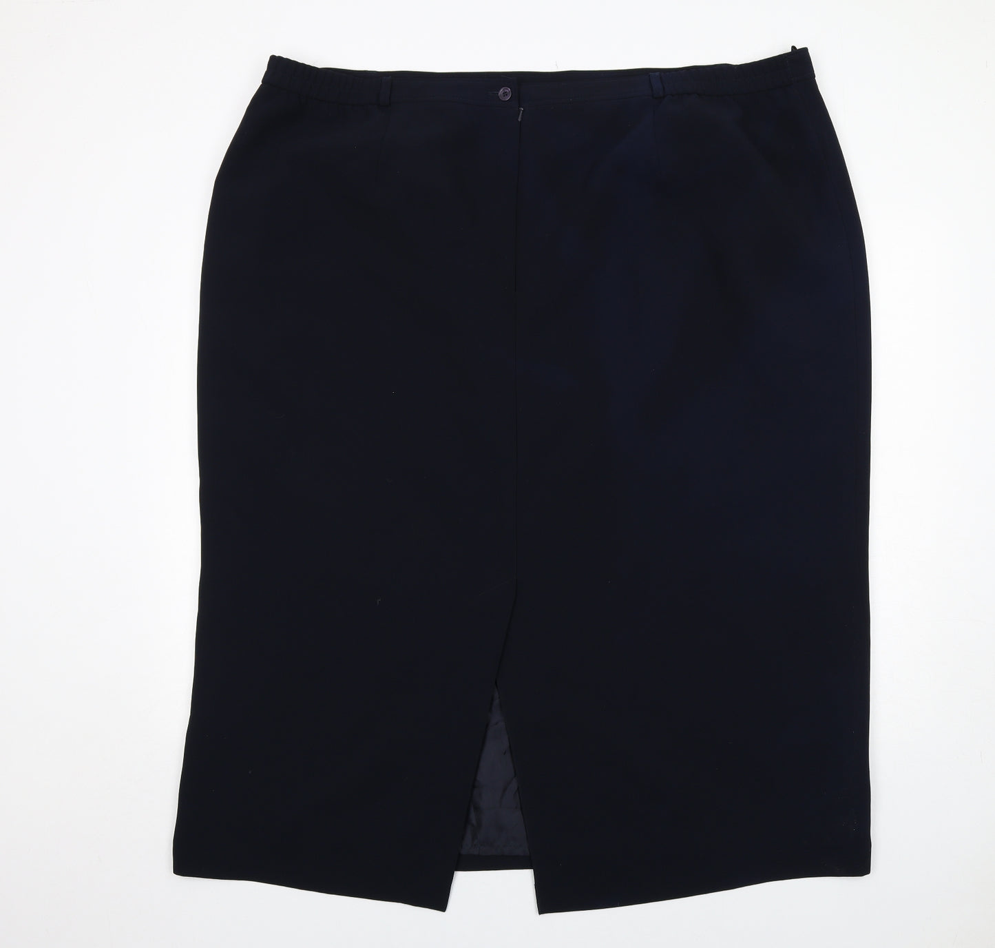 essence Womens Blue Polyester Bandage Skirt Size 30 Zip
