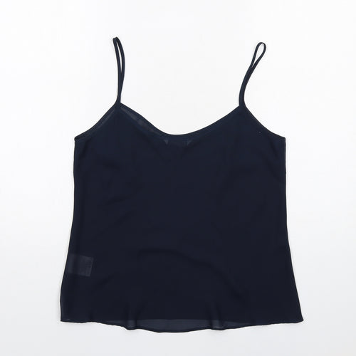 Planet Womens Blue Polyester Camisole Tank Size 8 V-Neck