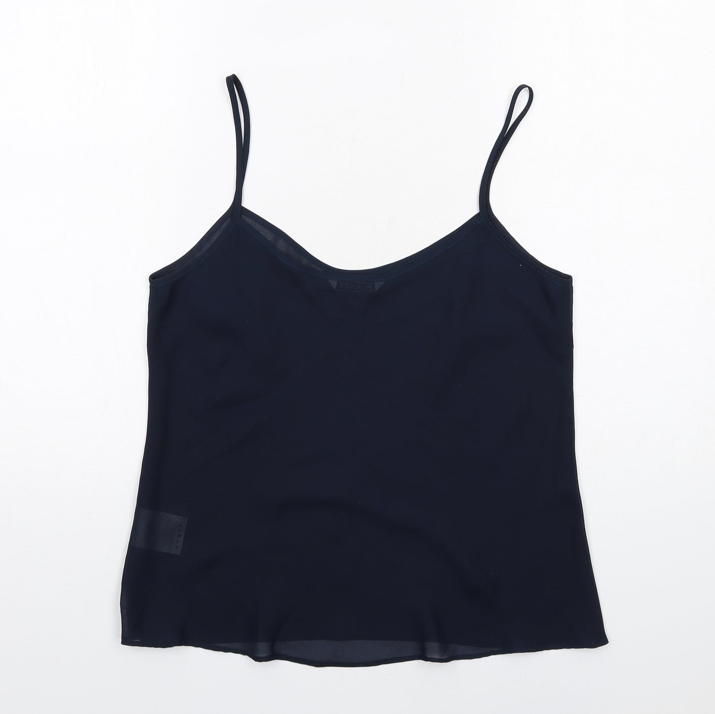 Planet Womens Blue Polyester Camisole Tank Size 8 V-Neck
