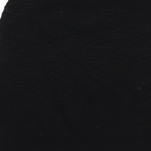 Jane Norman Womens Black Geometric Polyester Bandage Skirt Size 8