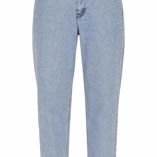 Denim & Co. Womens Blue Cotton Tapered Jeans Size 8 Regular Zip