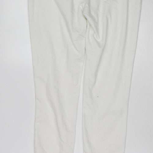Dorothy Perkins Womens White Cotton Jegging Jeans Size 10 Regular