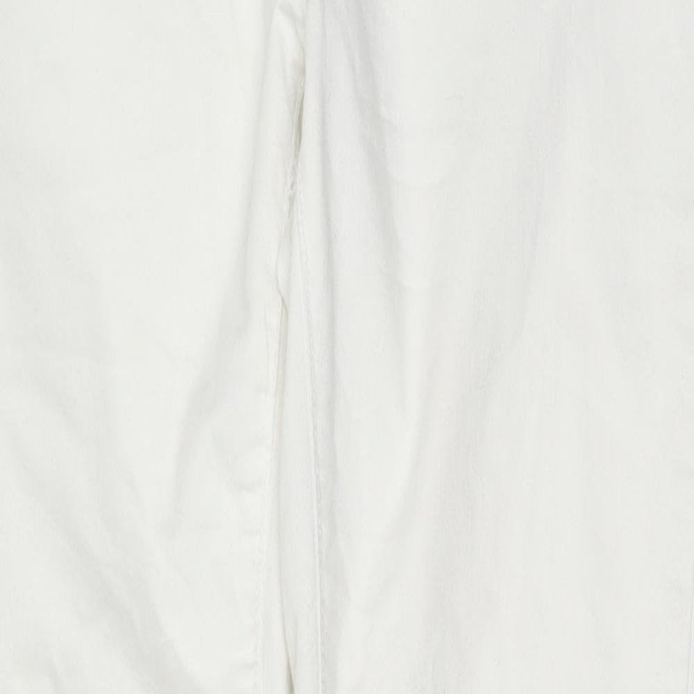 Dorothy Perkins Womens White Cotton Jegging Jeans Size 10 Regular