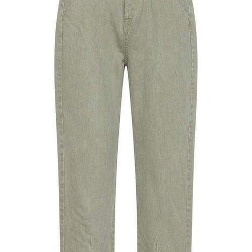 Bershka Womens Green Cotton Straight Jeans Size 6 Regular Zip