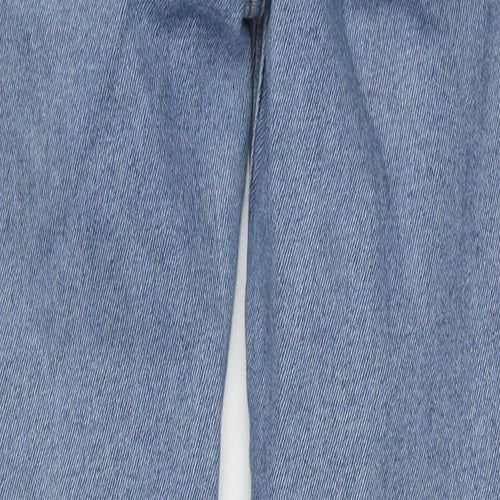New Look Womens Blue Cotton Skinny Jeans Size 6 Regular Zip
