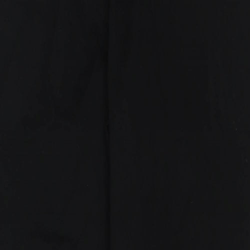 TU Womens Black Cotton Skinny Jeans Size 16 Regular Zip