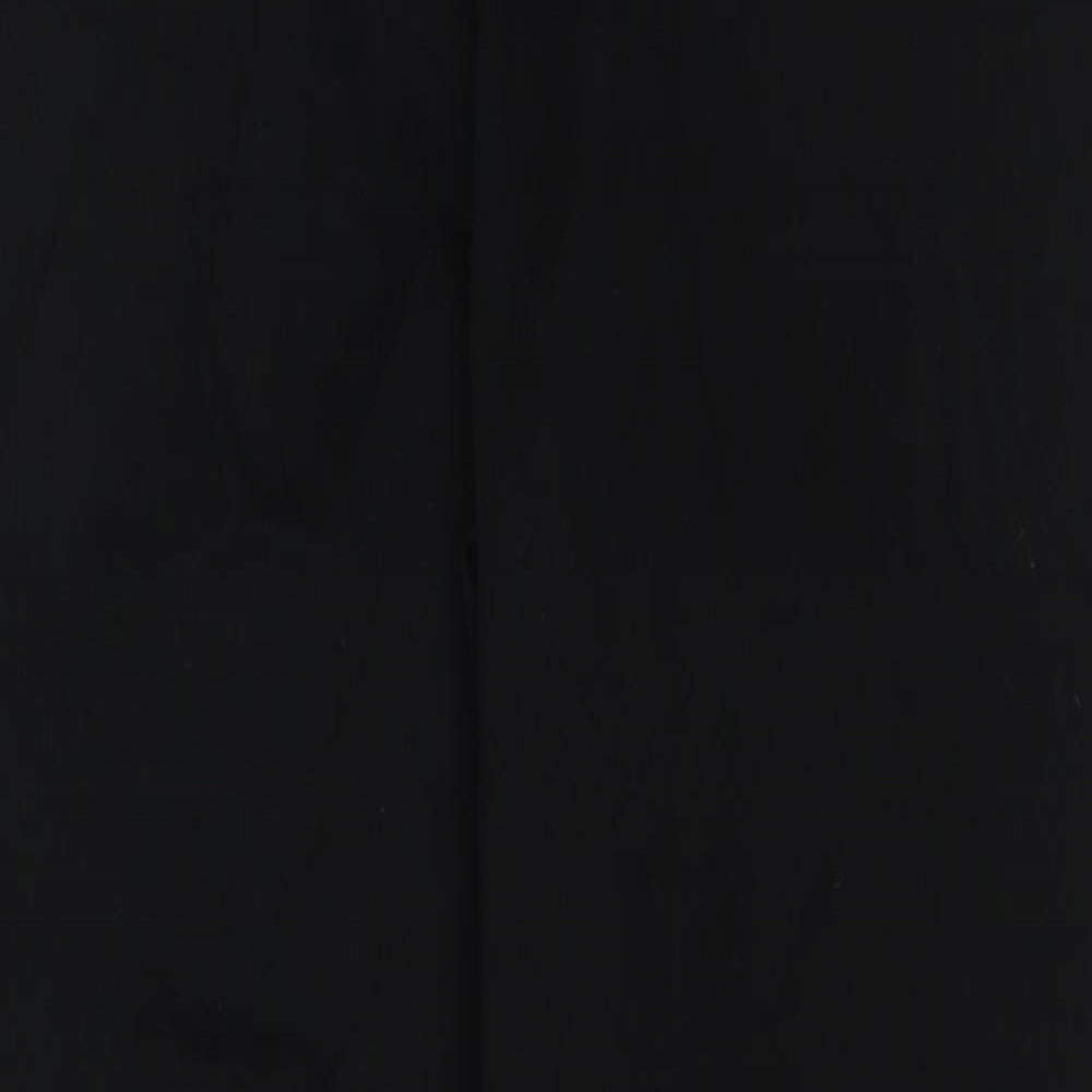 TU Womens Black Cotton Skinny Jeans Size 16 Regular Zip