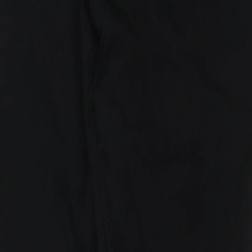 TU Womens Black Cotton Skinny Jeans Size 16 Regular Zip