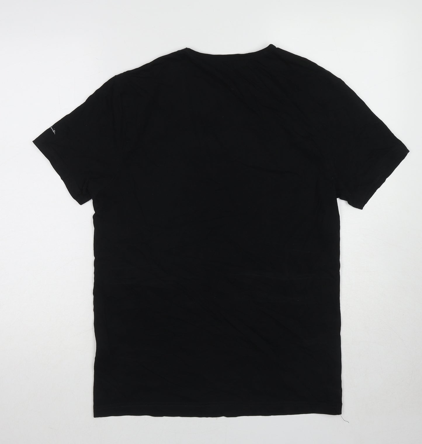 Paul Smith Mens Black Cotton T-Shirt Size M Round Neck