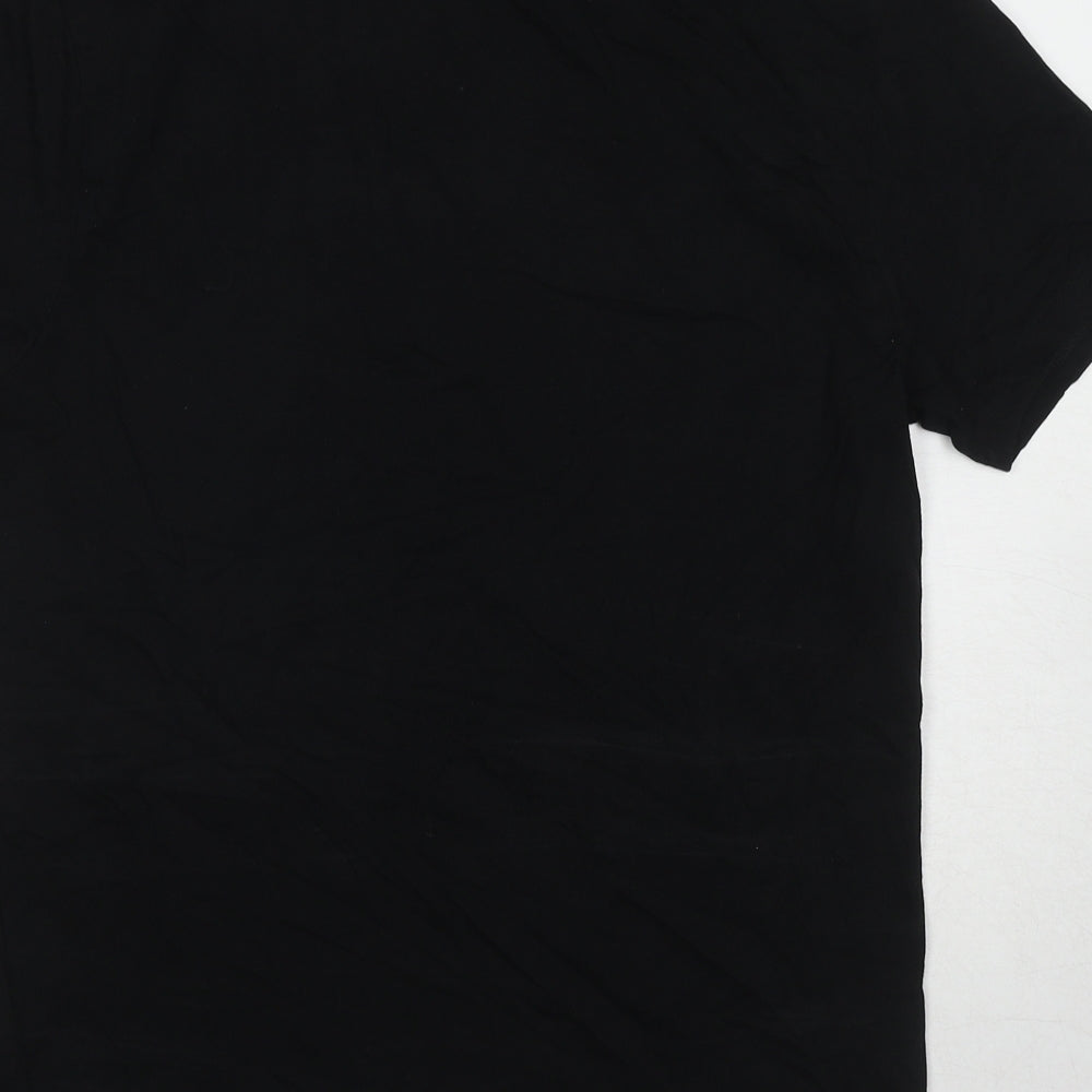 Paul Smith Mens Black Cotton T-Shirt Size M Round Neck