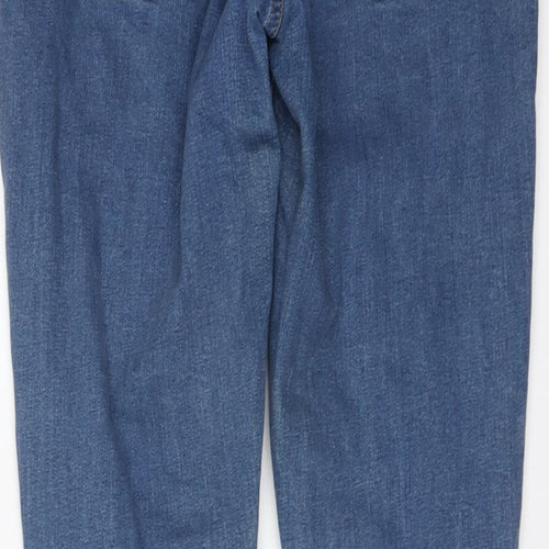 ASOS Womens Blue Cotton Skinny Jeans Size 30 in L30 in Regular Button