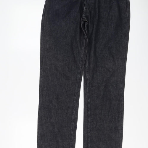 NEXT Mens Blue Cotton Straight Jeans Size 30 in L31 in Regular Button