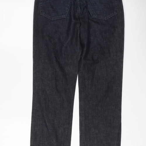 NEXT Mens Blue Cotton Straight Jeans Size 30 in L31 in Regular Button