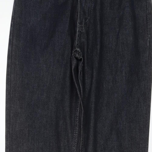 NEXT Mens Blue Cotton Straight Jeans Size 30 in L31 in Regular Button